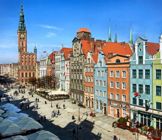 Gdańsk nocleg – ulica na Starym Mieście w Gdańsku
